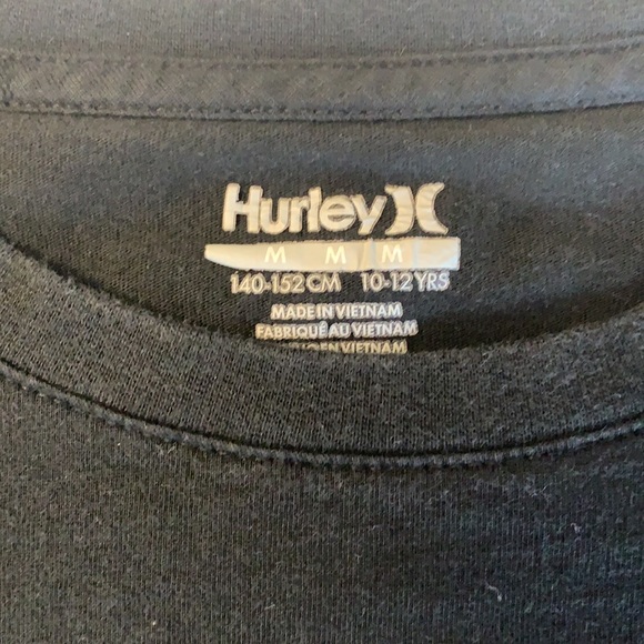 cotton black hurley long sleeve - Picture 2 of 2